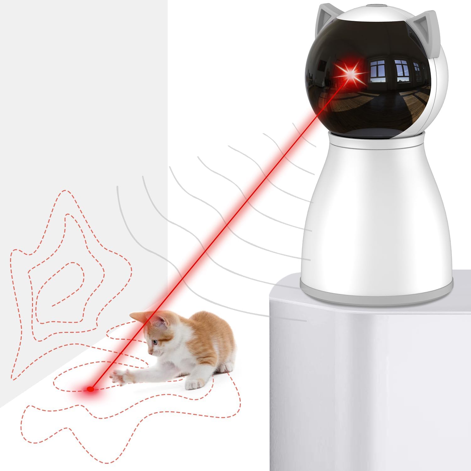 Automatisches Katzen Laser Spielzeug Holy Kitty Produkttest Live