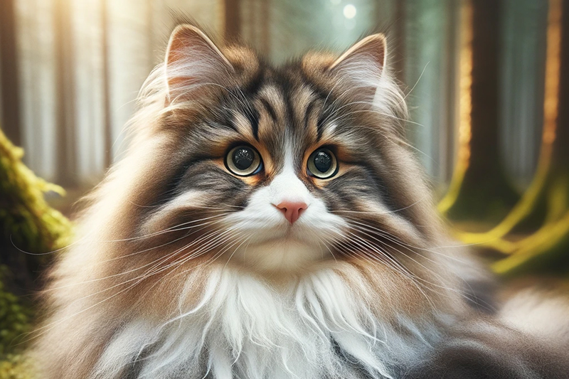 Norwegische-Waldkatze-Charakter-Holy-Kitty